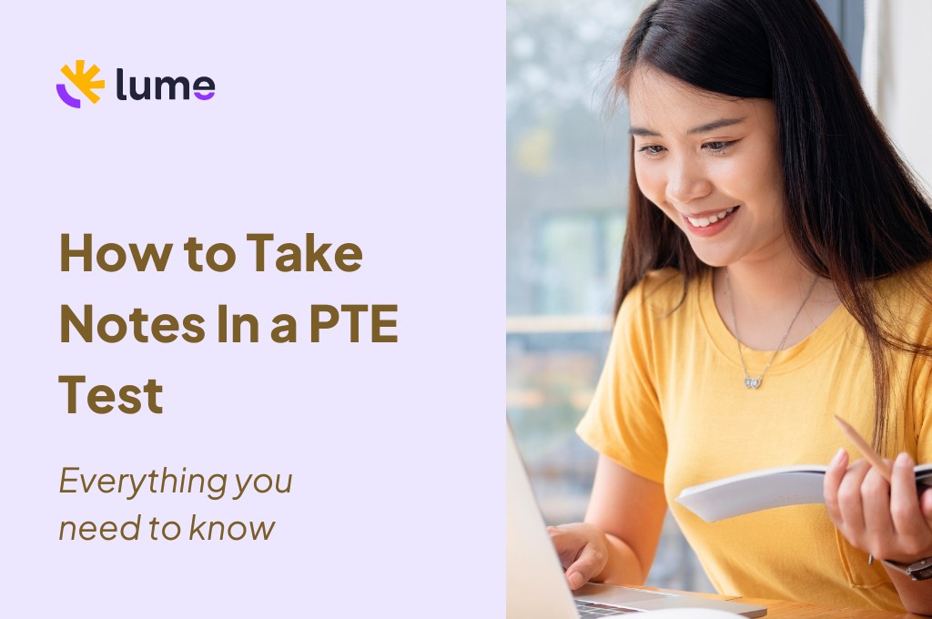 How to Take Notes In a PTE Test