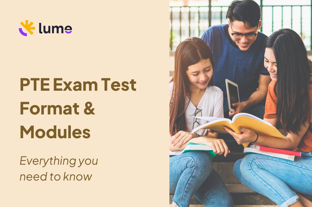 pte test format & modules with changes